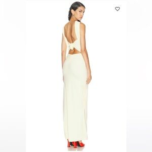 Maygel Coronel Multi way Yellow Maxi Dress size OS